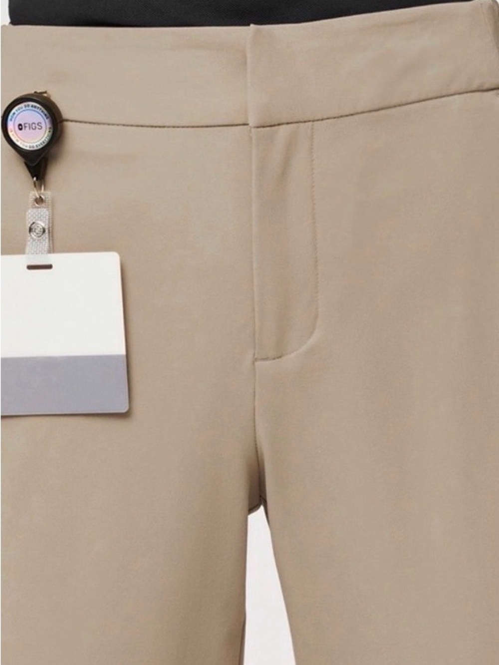 NWT FIGS Scrub Skinny/Slim Trousers In Tan - Picture 6 of 10